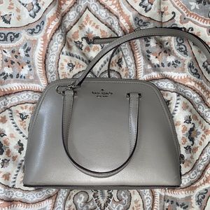 Grey Kate Spade purse